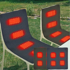 4 Heated Areas Camping Chair Heated Mat