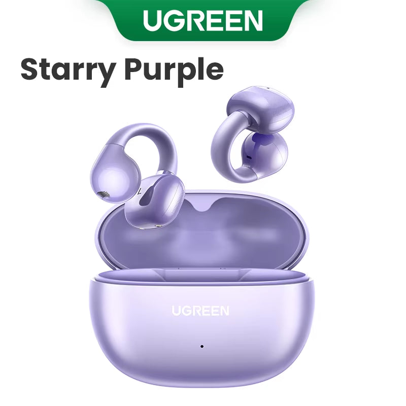 UGREEN HiTune S3 Open Ear Clip Wireless Earbuds Ear Hooks 