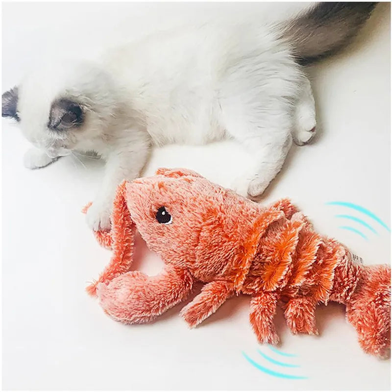 USB Rechargeable Flopping Catnip Toy – Interactive Pet Toy for Cats & Small Dogs