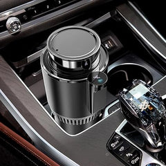 Smart Cup Holder, 2 in 1 Car Cooler Warmer, Cup Holder Drink Holder for Car, Mug Holder with Cooling and Heating Functions, Car Heating Cup 