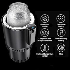 Smart Cup Holder, 2 in 1 Car Cooler Warmer, Cup Holder Drink Holder for Car, Mug Holder with Cooling and Heating Functions, Car Heating Cup 