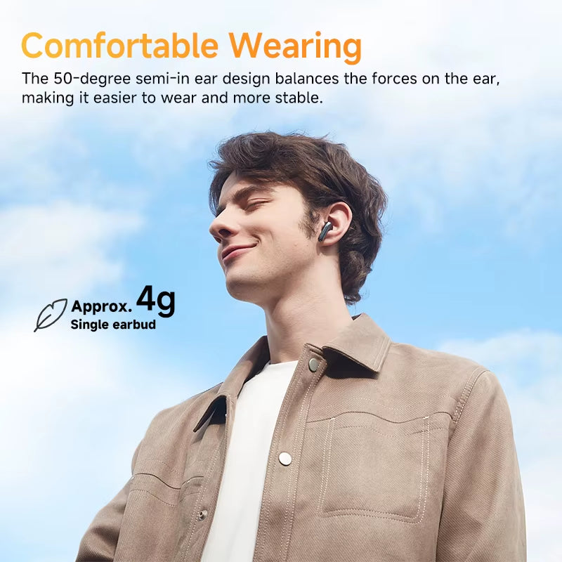 HT10 Ailybuds Pro+ ANC Wireless Earphone Hi-Res Audio with LDAC Bluetooth 5.3 Earbuds 6 Mic AI HD Call Multipoint Connection