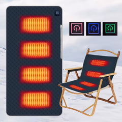 4 Heated Areas Camping Chair Heated Mat