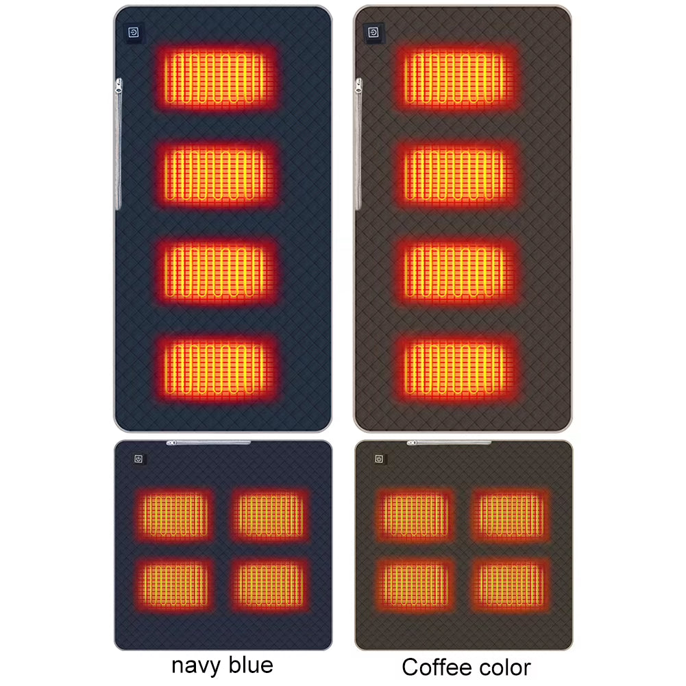 4 Heated Areas Camping Chair Heated Mat