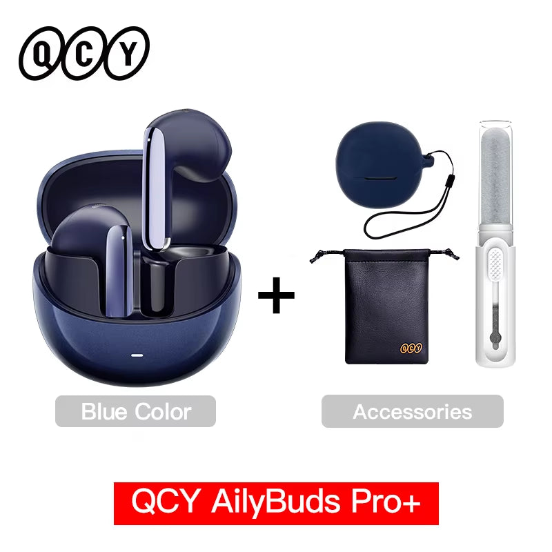 HT10 Ailybuds Pro+ ANC Wireless Earphone Hi-Res Audio with LDAC Bluetooth 5.3 Earbuds 6 Mic AI HD Call Multipoint Connection
