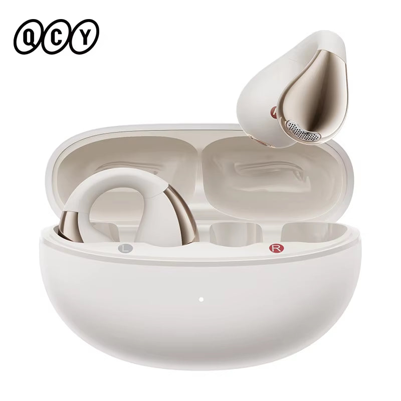 Crossky C30 Ear Clip Earphones Bluetooth 5.4 Wireless Open Ear Sports TWS Earbuds Dual-Connection Headphones