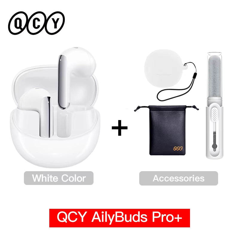 HT10 Ailybuds Pro+ ANC Wireless Earphone Hi-Res Audio with LDAC Bluetooth 5.3 Earbuds 6 Mic AI HD Call Multipoint Connection