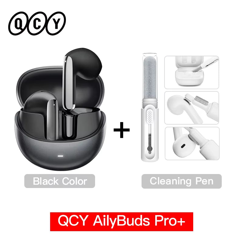 HT10 Ailybuds Pro+ ANC Wireless Earphone Hi-Res Audio with LDAC Bluetooth 5.3 Earbuds 6 Mic AI HD Call Multipoint Connection