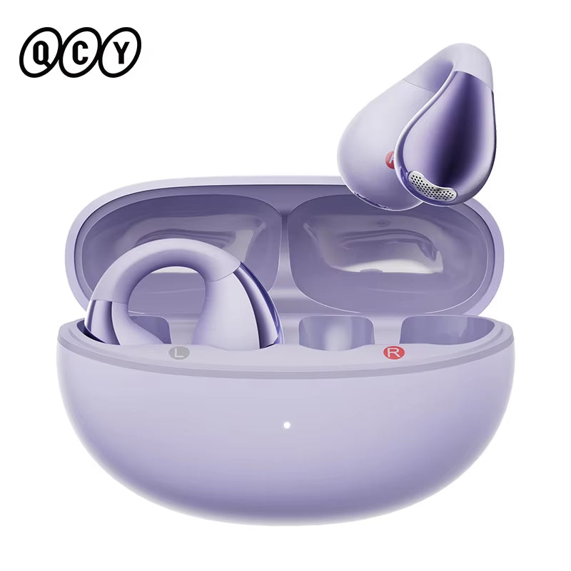 Crossky C30 Ear Clip Earphones Bluetooth 5.4 Wireless Open Ear Sports TWS Earbuds Dual-Connection Headphones