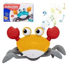 Crawling Crab Baby Toys with Light up, Musical Interactive Toddler Moving Toys for Babies,Toddlers and Kids