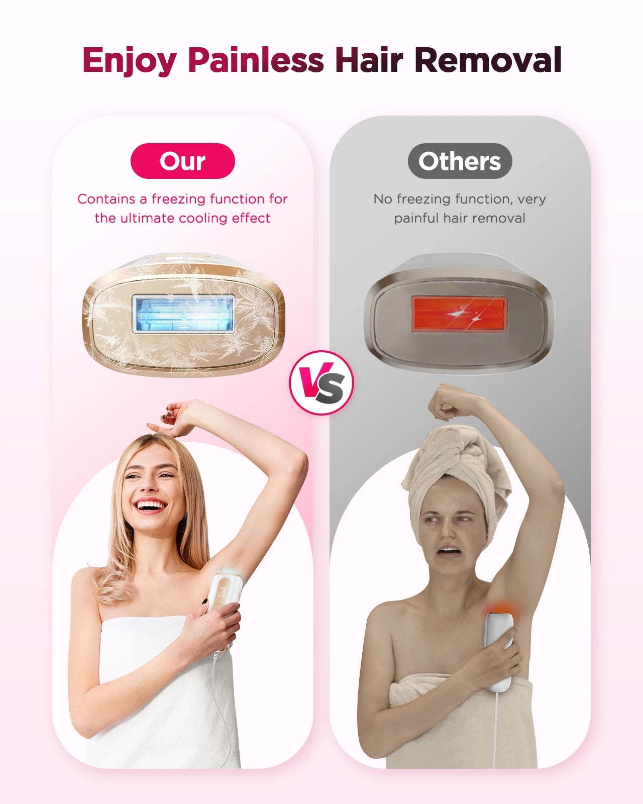 990000 Flash Laser Epilator IPL Hair Removal for Men and Women Body Bikini Facial Permanant Painless IPL Hair Remover Machine