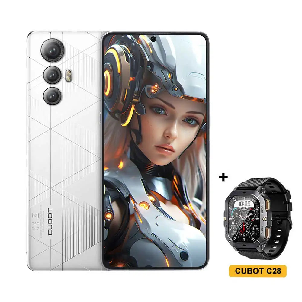 CUBOT MAX 5 5G Cell Phone Unlocked, 24GB+256GB Android 14 Phone, 6.95" FHD+ 144Hz Display, 100MP+32MP Camera, MediaTek 8200 4nm Processor Gaming Phones, 5100mAh Battery(33W) Smartphone, Dual SIM/NFC