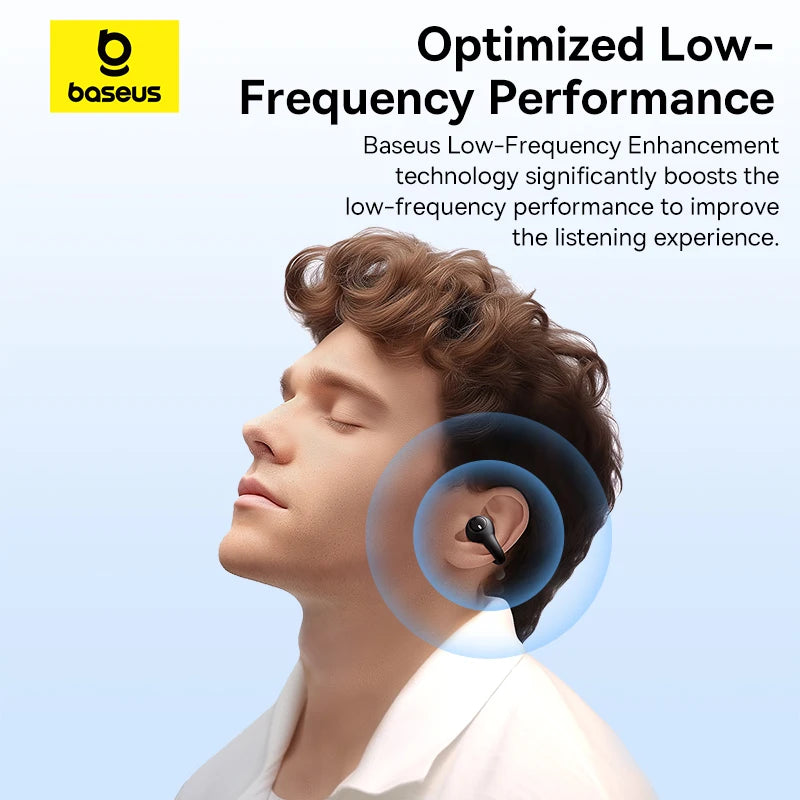 Airgo AS01 Ear Clip Earphones Bluetooth 5.3 Wireless Earphone 2-Mic ENC HD Call Noise Reduction Headphones Sports Earbuds