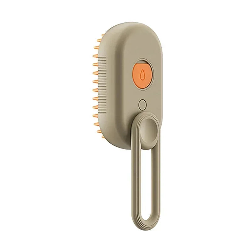 3-in-1 Electric Steamy Pet Brush – Massage, De-tangle & Groom Cats & Dogs