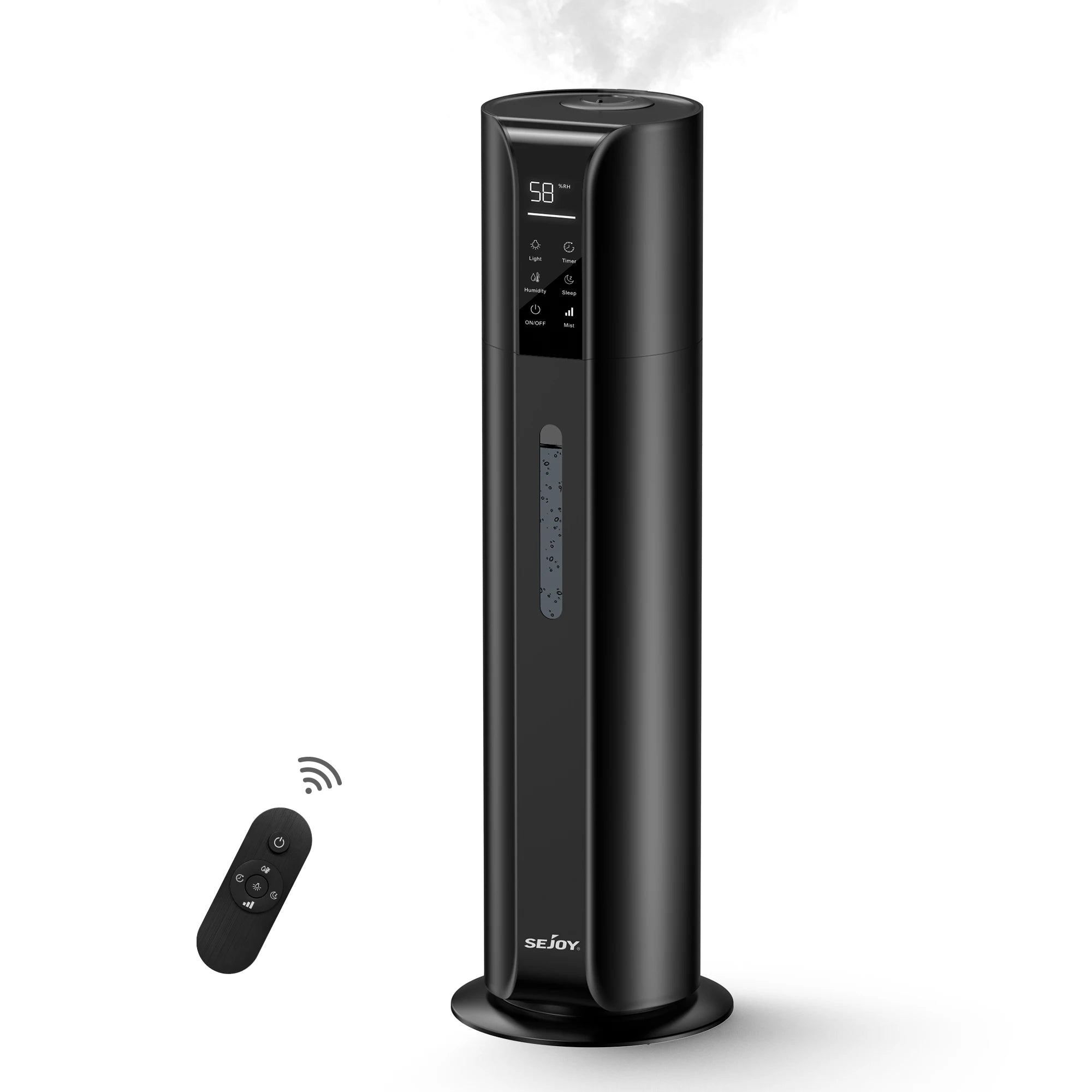 Sejoy 9L Cool Mist Humidifier with Remote & Essential Oil Diffuser