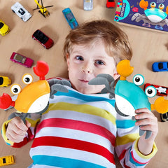 Crawling Crab Baby Toys with Light up, Musical Interactive Toddler Moving Toys for Babies,Toddlers and Kids
