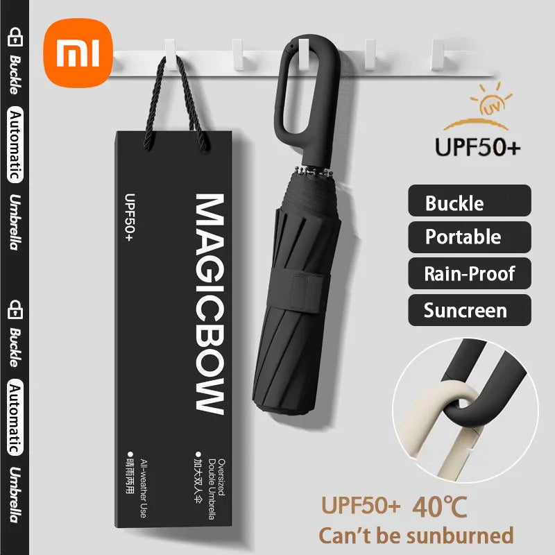 105CM Windproof Umbrella Strong Reinforced Automatic Folding