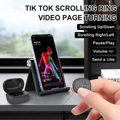 Tiktok Ring Scroller Bluetooth Remote Control