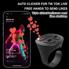 Tiktok Ring Scroller Bluetooth Remote Control