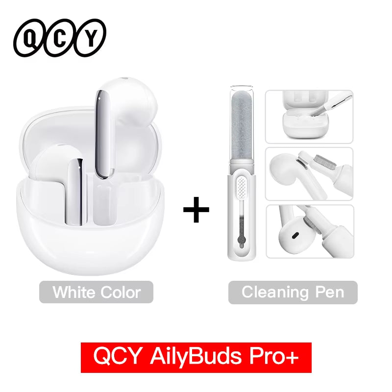 HT10 Ailybuds Pro+ ANC Wireless Earphone Hi-Res Audio with LDAC Bluetooth 5.3 Earbuds 6 Mic AI HD Call Multipoint Connection