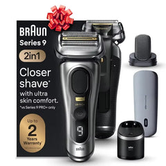 Braun Series 9 PRO+ Electric Shaver with PowerCase, 6-in-1 SmartCare Center, ProComfort Head, 9599cc