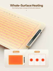 Food Warming Mat - Electric Warming Tray with 6 Temperature Settings and 6 Hours Timer, Full Surface Heating Food Warmer, Premium Silicone Heating Tray for Gatherings, Parties