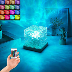 Northern Lights Projector, Aurora Projector, Ocean Wave Ceiling Projector, Midnight Aura Lamp Water Lamp with Remote Control, 16 Colors Wave Night Light for Room Decor