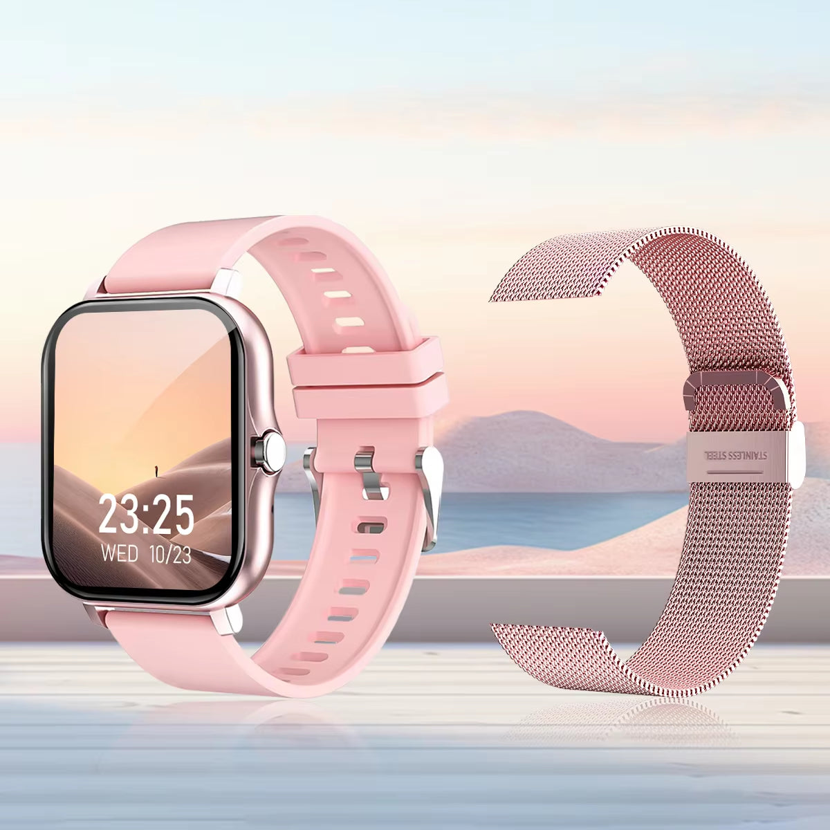 Smart Watch Wireless Calling/Dial Sport Mode Calling Reminder and Rejection Fitness Monitoring for Iphone/Andriod