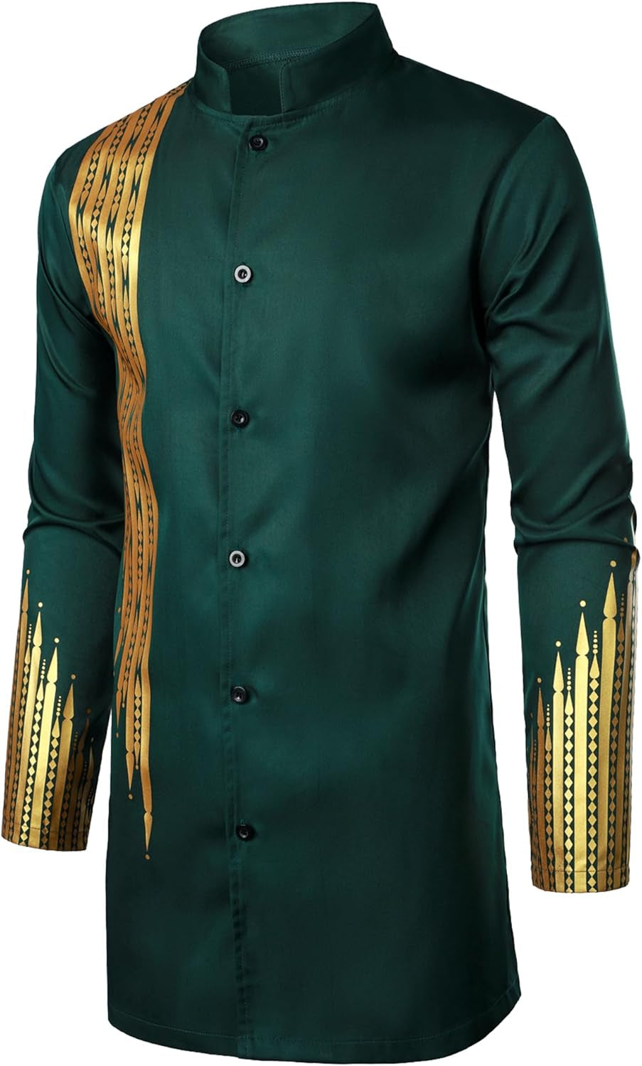 Men's Traditional 2-Piece Suit – Long Sleeve Shirt & Pants for Weddings & Events