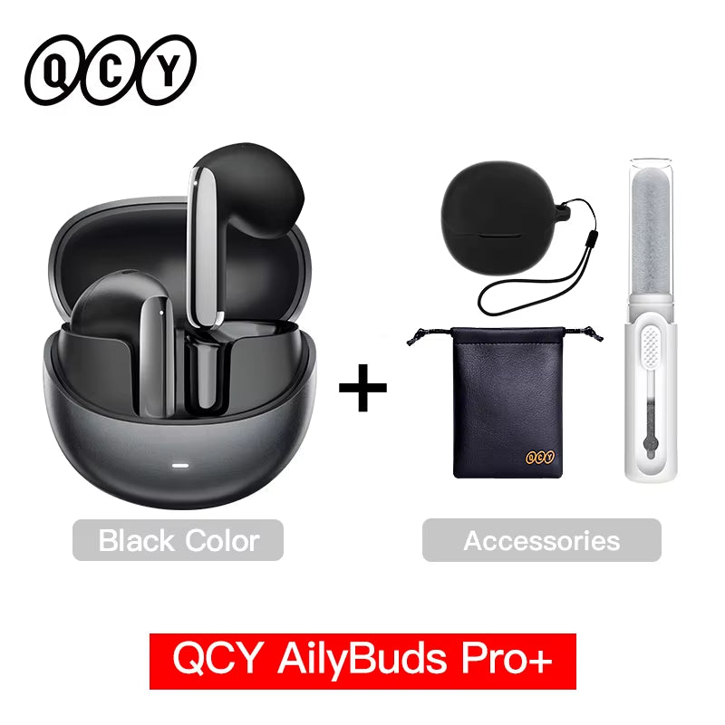HT10 Ailybuds Pro+ ANC Wireless Earphone Hi-Res Audio with LDAC Bluetooth 5.3 Earbuds 6 Mic AI HD Call Multipoint Connection