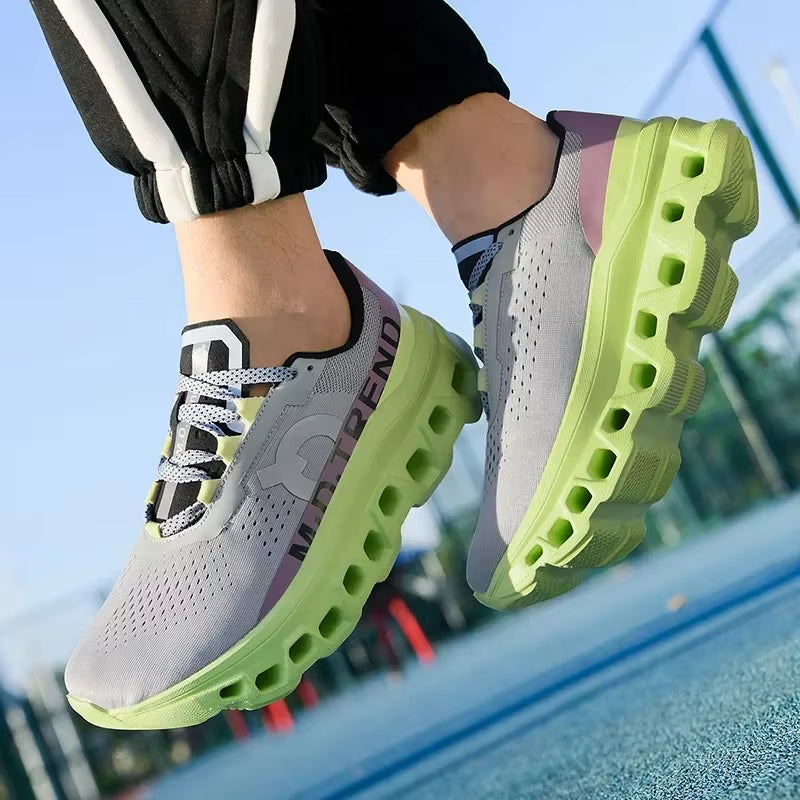 Men Sports Shoes Sneakers Mesh Running Shoes Platform Fashion Basketball Shoes